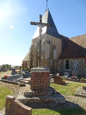 Calvaire de l'église Saint-Martin de Condé-sur-Iton
