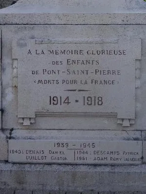 Monument aux morts de Pont-Saint-Pierre