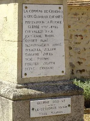 Monument aux morts de Chaignes