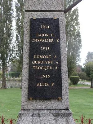 Monument aux morts d'Ecquetot