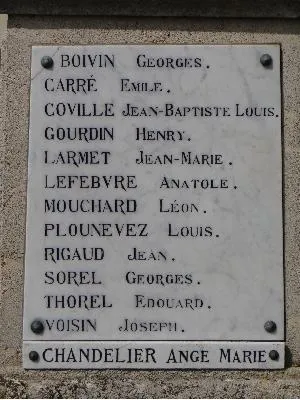 Monument aux morts de Sainte-Barbe-sur-Gaillon