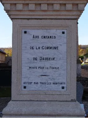 Monument aux morts de Daubeuf-prés-Vatteville