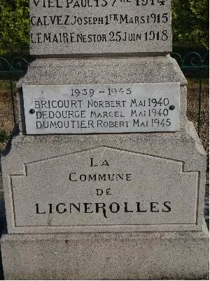 Monument aux morts de Lignerolles
