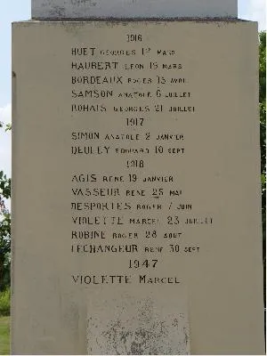 Monument aux morts de la Capelle-les-Grands