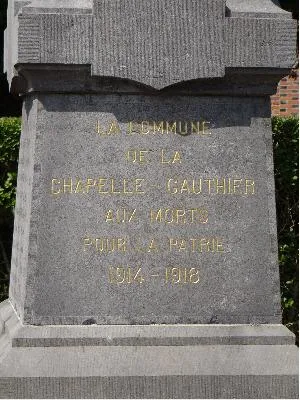 Monument aux morts de la Chapelle-Gauthier