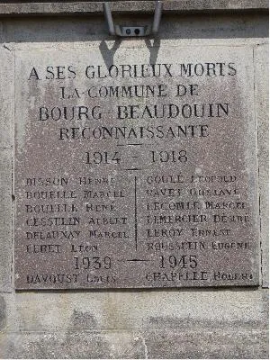 Monument aux morts de Bourg-Beaudouin