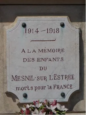 Monument aux morts du Mesnil-sur-l'Estrée