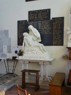 Plaque aux morts de l'église de Fleury-sur-Andelle