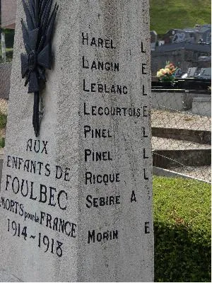 Monument aux morts de Foulbec