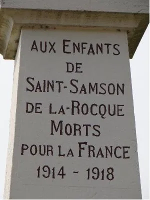 Monument aux morts de Saint-Samson-de-la-Roque