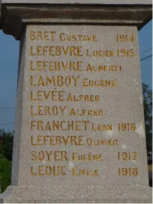 Monument aux morts de Criquebeuf-la-Campagne