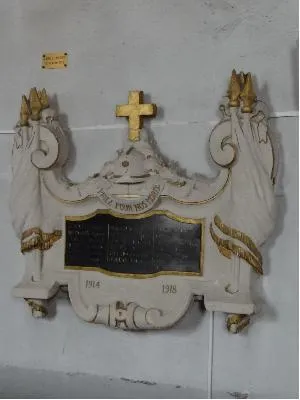 Plaque aux morts de l'église de Montfort-sur-Risle