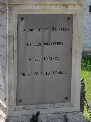 Monument aux morts de Bouafles
