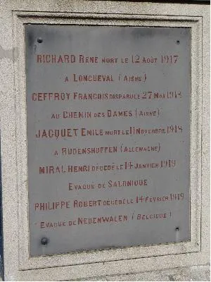 Monument aux morts d'Heubécourt-Haricourt