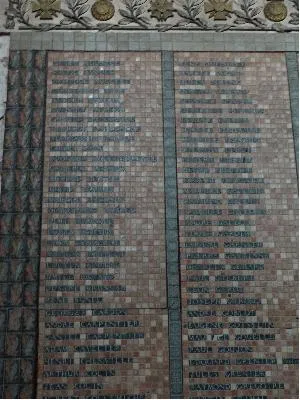 Plaque aux morts de l'église de Pont-Audemer
