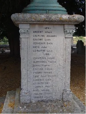 Monument aux Morts du cimetière de Bourneville