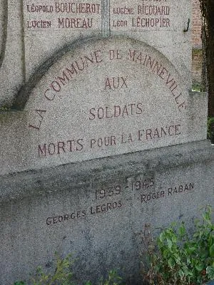 Monument aux morts de Mainneville