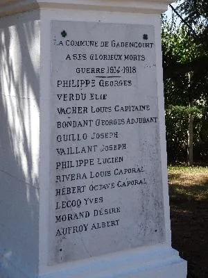 Monument aux morts de Gadencourt
