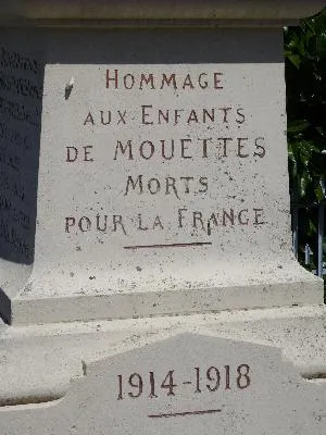 Monument aux morts de Mouettes