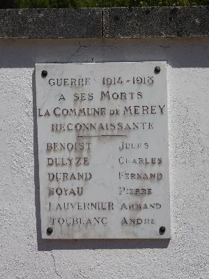 Monument aux morts de Merey