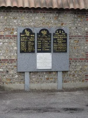 Plaques aux Morts de la Mairie de Pont-Audemer