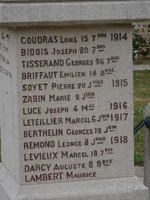 Monument aux morts de Saint-Didier-des-Bois