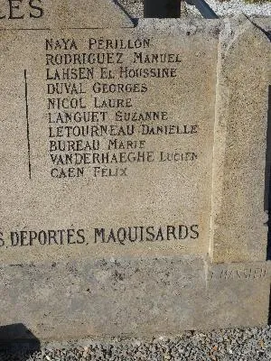 Monument aux Victimes civiles de Conches-en-Ouche