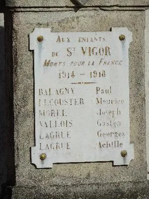 Monument aux morts de Saint-Vigor