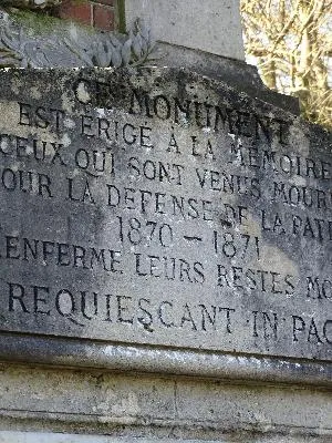 Monument aux morts 1870-1871 de Saint-Ouen-de-Thouberville