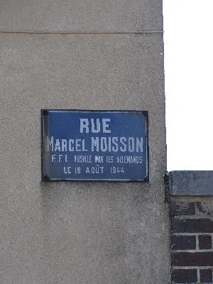 Plaque Marcel Moisson de Saint-Aquilin-de-Pacy