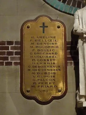 Plaques église Saint-Germain d'Évreux