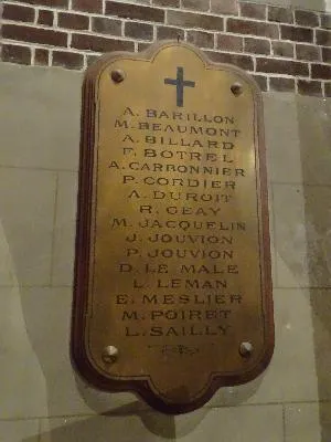 Plaques église Saint-Germain d'Évreux