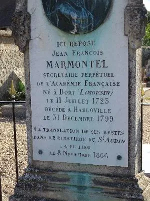 Tombe de Marmontel à Saint-Aubin-sur-Gaillon