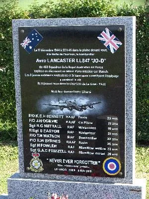 Commémoratif Lancaster LL847 du Gros-Theil