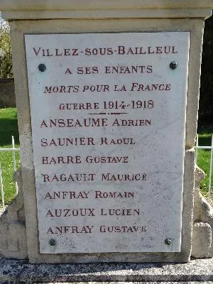 Monument aux morts de Villez-Sous-Bailleul