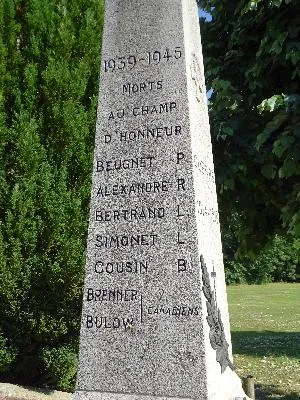 Monument aux Morts de Bosc-Bénard-Commin