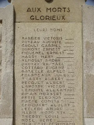 Monument aux Morts du cimetière de Perriers-sur-Andelle