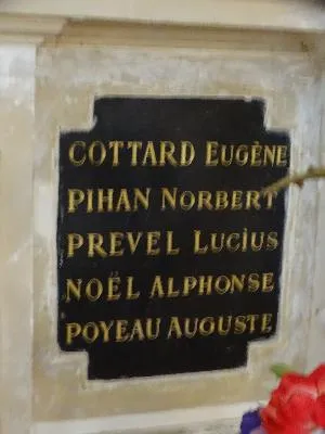 Monument commémoratif de l'Église Saint-Étienne de Perriers-sur-Andelle