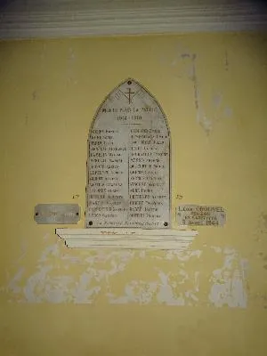 Plaque commémorative Église de Bosc-Roger-en-Roumois