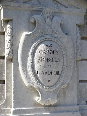 Monument aux Gardes Mobiles de l'Ardèche à Vernon