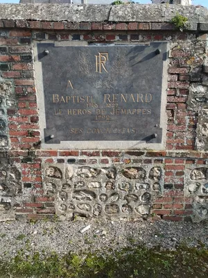 Plaque Baptiste Renard à Brestot