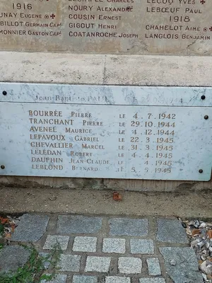 Monument aux Morts de Nonancourt