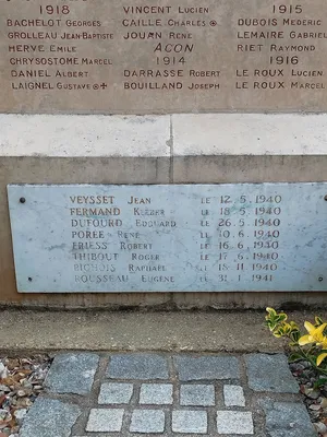 Monument aux Morts de Nonancourt