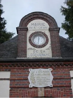 Plaque commémorative Mairie de Saint-Jean-de-la-Léqueraye