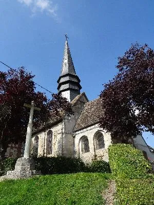 Calvaire de l'église de Bazincourt-sur-Epte