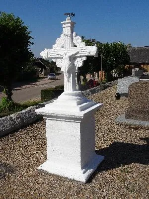 Calvaire du cimetière de Crosville-la-Vieille