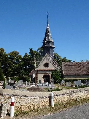 Calvaire de l'église Saint-Hilaire de Courteilles