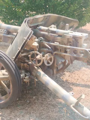 Pièce d'artillerie à Nonancourt