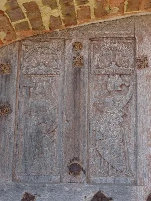 Vantaux du portail de l'église Saint-Martin d'Épieds
