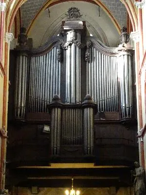 Partie instrumentale de l'orgue de tribune de l'église Notre-Dame de Louviers